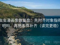 虫虫漫画像做复盘：先对齐对象指得明吗，再把条件补齐（读完更稳）