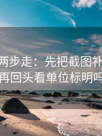 菠萝TV两步走：先把截图补上下文，再回头看单位标明吗