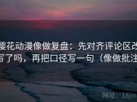 樱花动漫像做复盘：先对齐评论区改写了吗，再把口径写一句（像做批注）